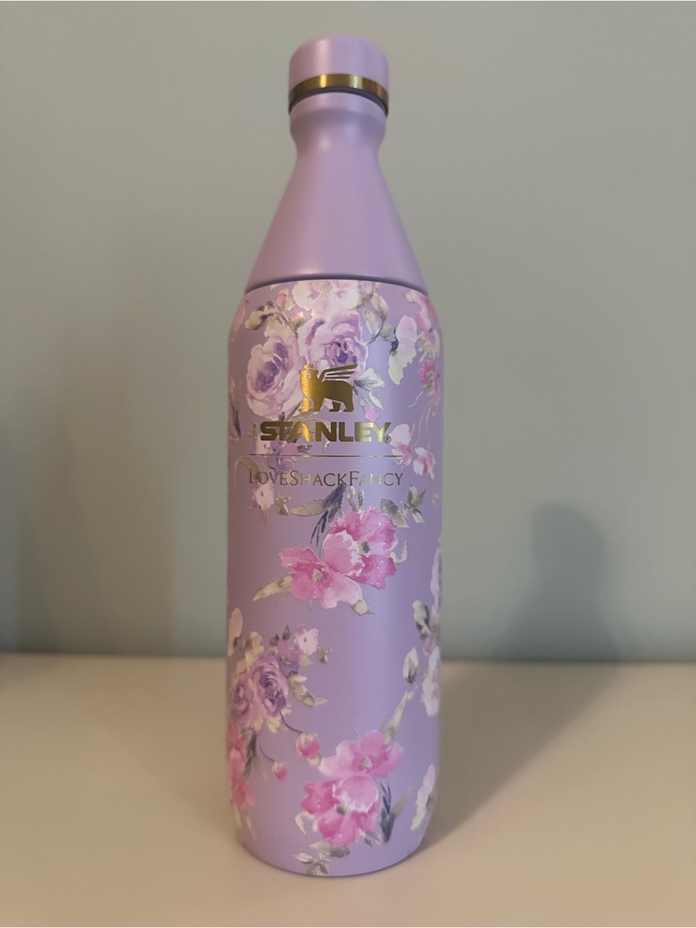 The Stanley x LoveShackFancy All Day Slim Bottle | 20 OZ - Happy Thoughts